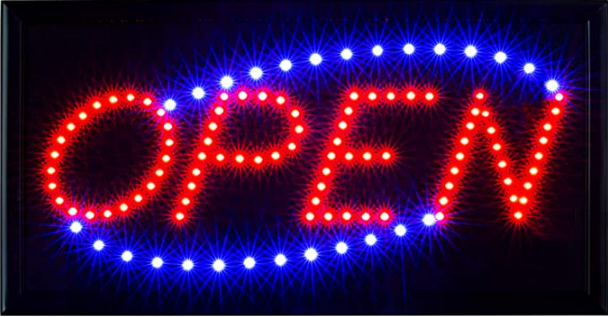 OPEN Neon Sign.